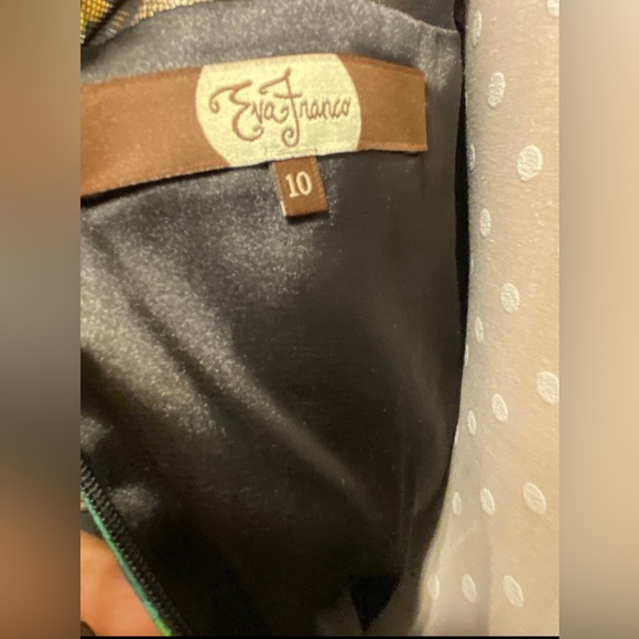 Eva Franco Greer Mint Julup Sheer Women Special Occasion Dress - Picture 5 of 9